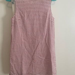 Cotton Stripe Slip Over Dress Women’s Small (lined) Size Small